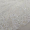 Beaded fine lace (1650bd) Ivory 3m PANEL