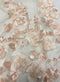 3D Floral tulle (G3900) Blush