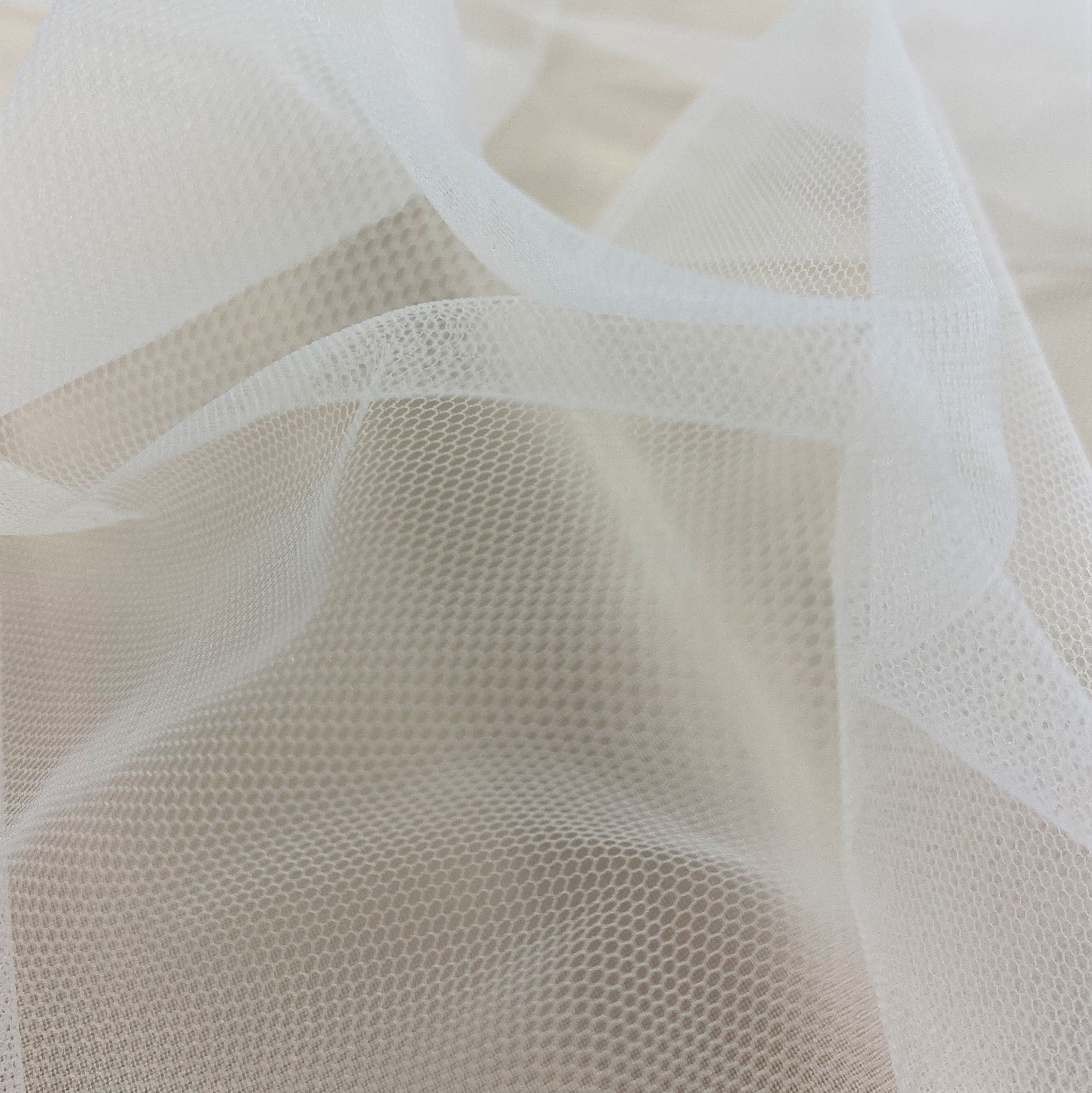 Recycled Polyester Tulle Ivory – Silk World