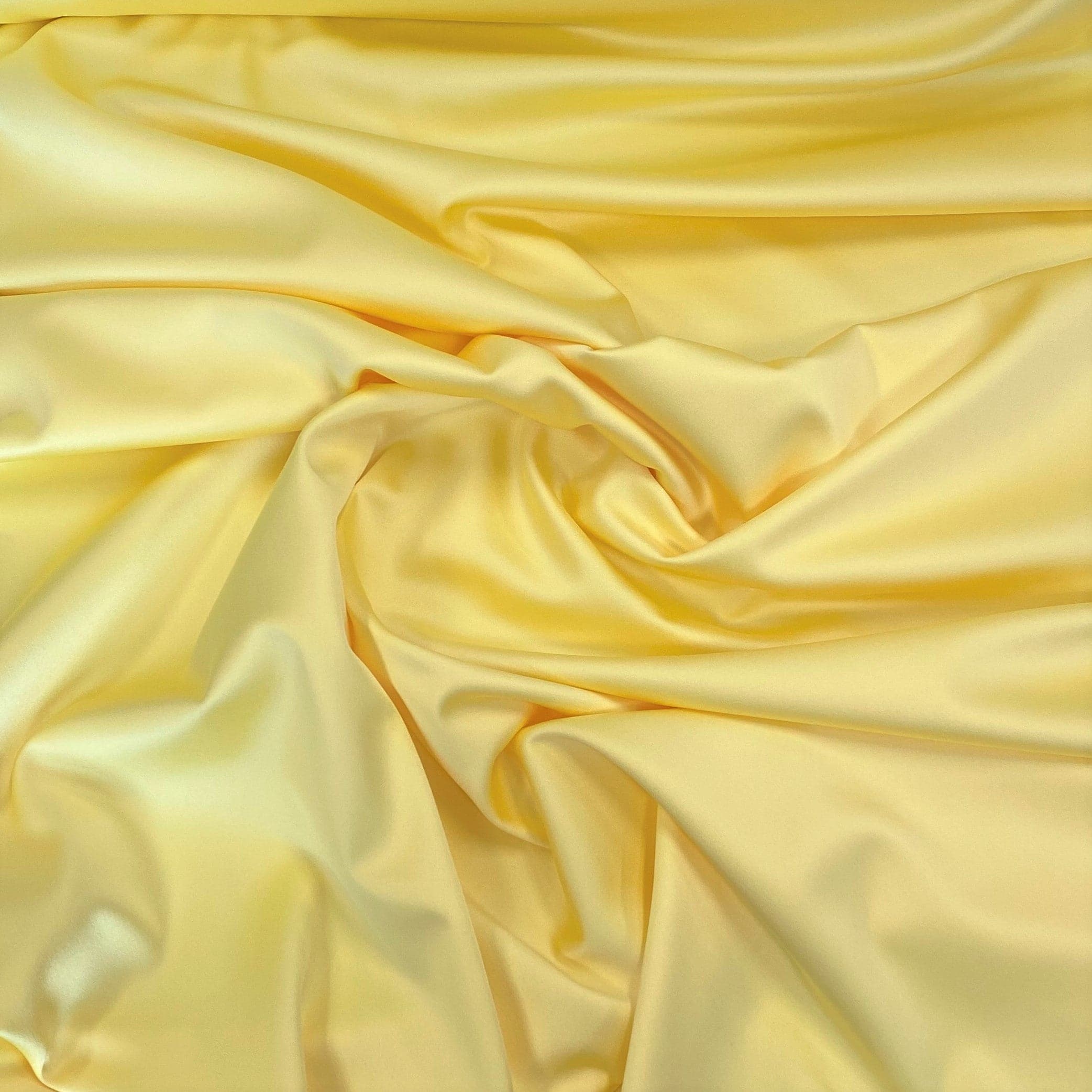 Silk Feel Polyester Satin, Yellow